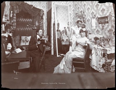 Corse Payton and Wife in His Fulton Street Theatre, New York, 1903 by Byron Company